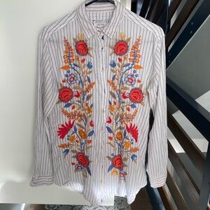 Johnny Was tailored shirt